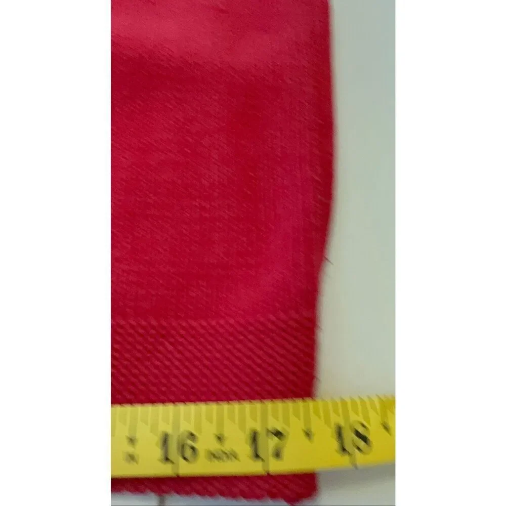Liz Claiborne Villager Sport Sweater Vintage Red Sailor Collar Nautical Size MP